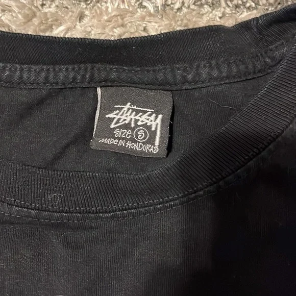 Stüssy Black Logo Tee - Picture 3 of 6